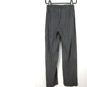 Issey Miyake Gray Pleated Pants